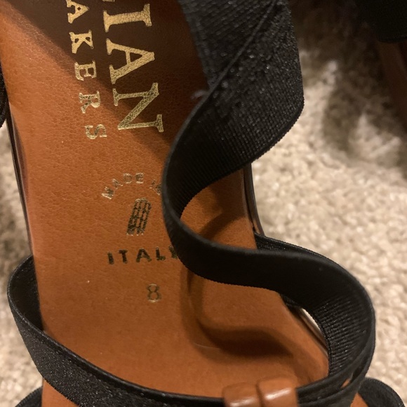 EUC black and tan heels - Picture 2 of 7